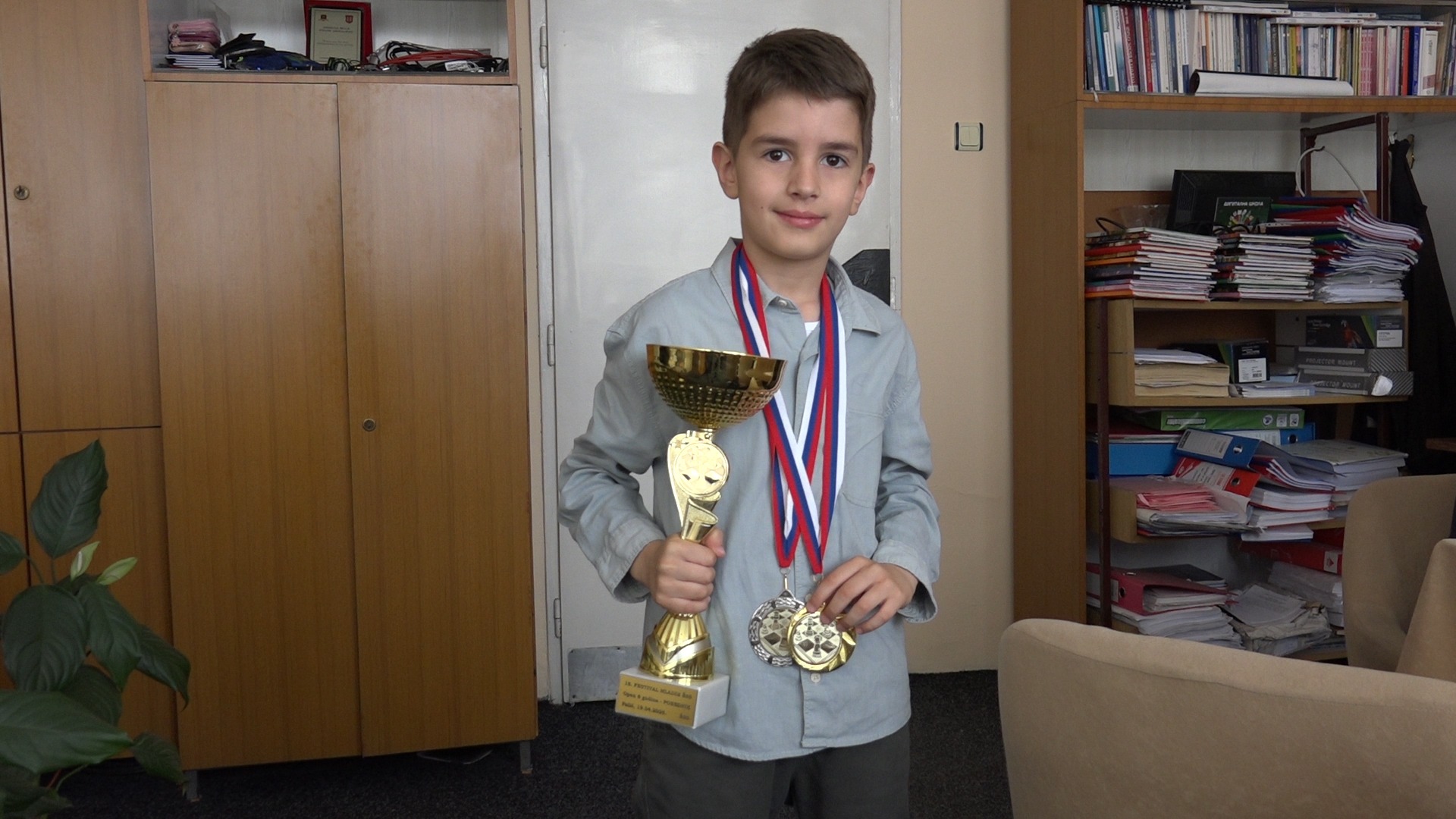 Jakša Marjanović – najbolji šahista Srbije u kategoriji do osam godina PORTAL 5