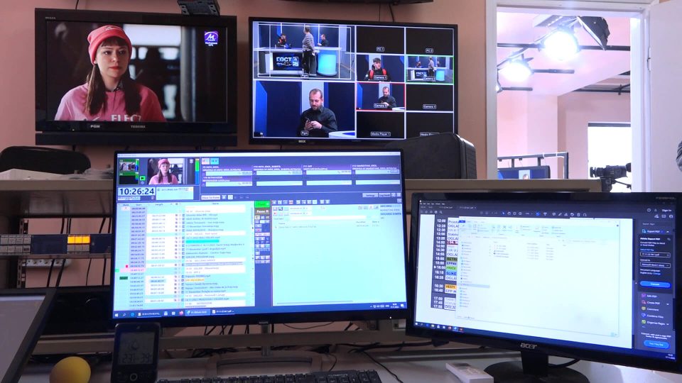 Kanal M emitovanje, ekran, tehnika FOTO: Kanal M