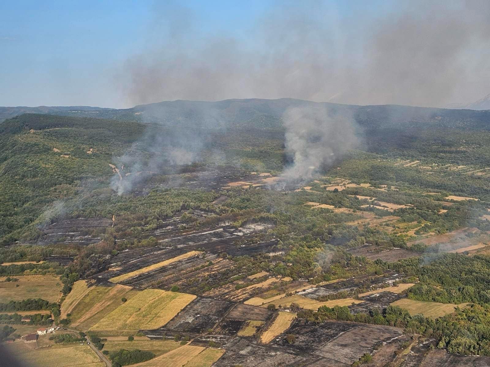 Požar, Izvor Gornja Mutnica 9 FOTO: Kanal M